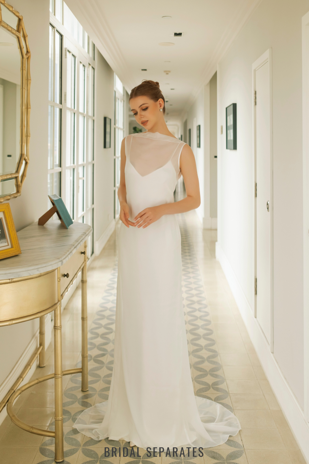 Organza Bridal Overlay / "Minette"