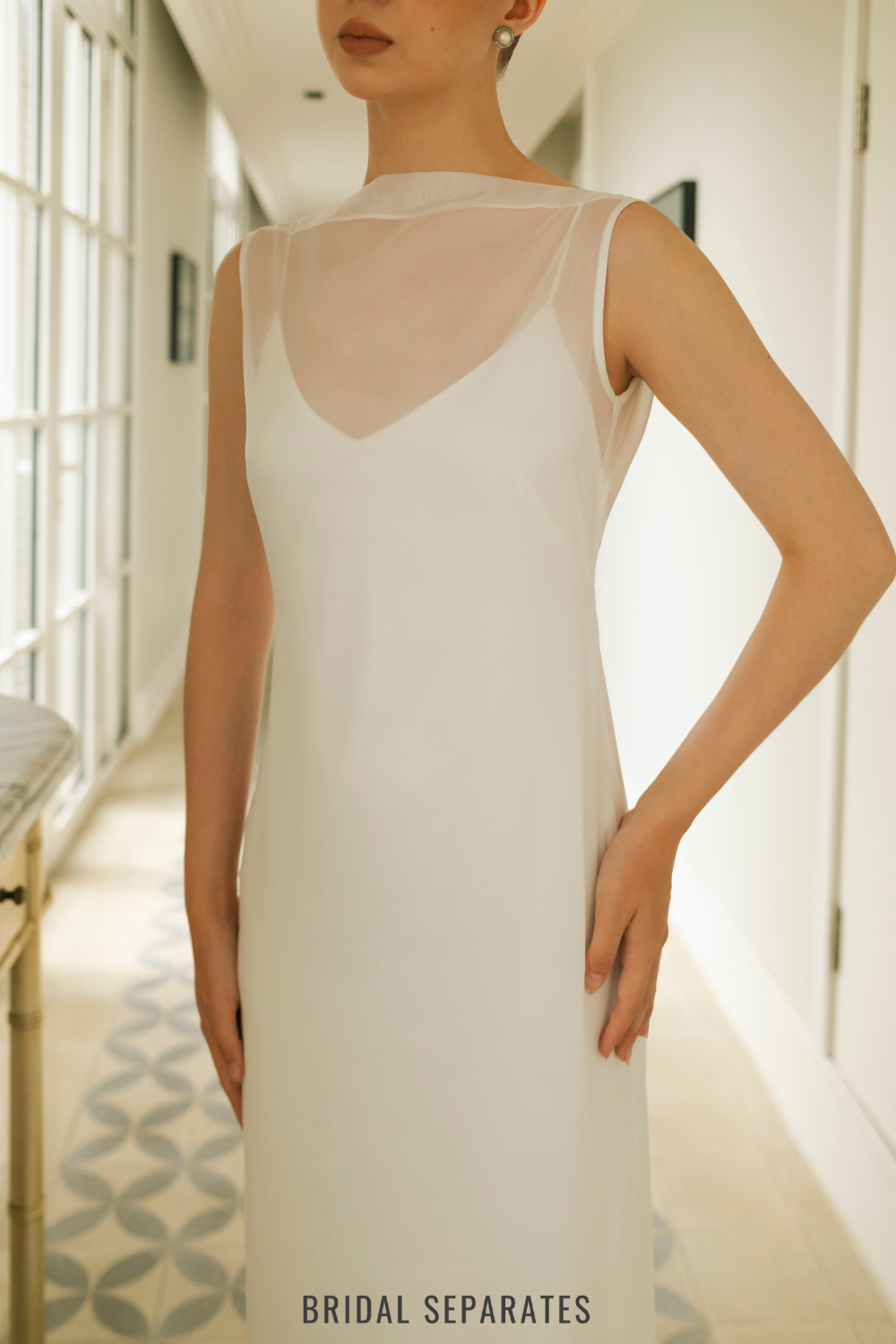 Organza Bridal Overlay / "Minette"