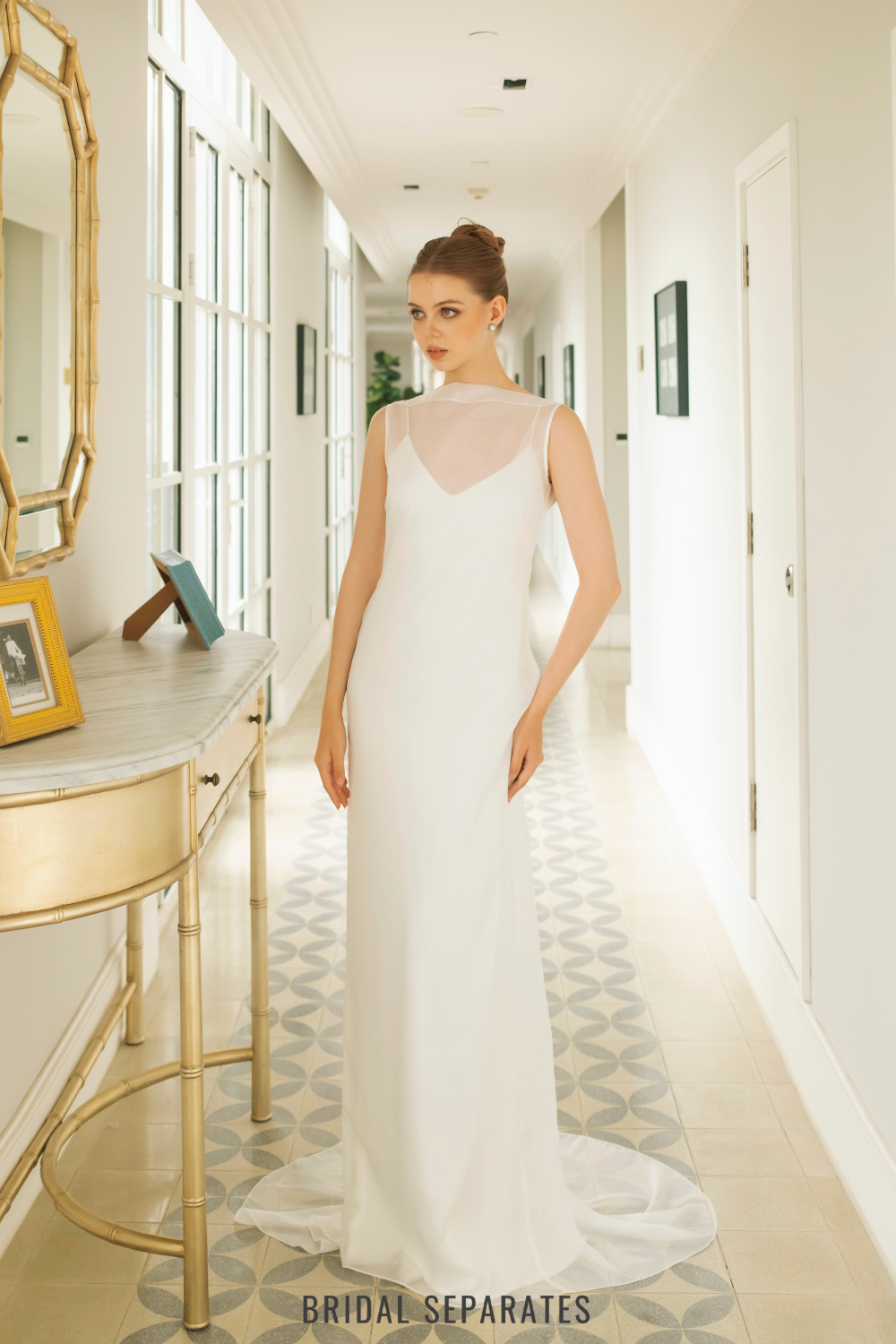 Organza Bridal Overlay / "Minette"