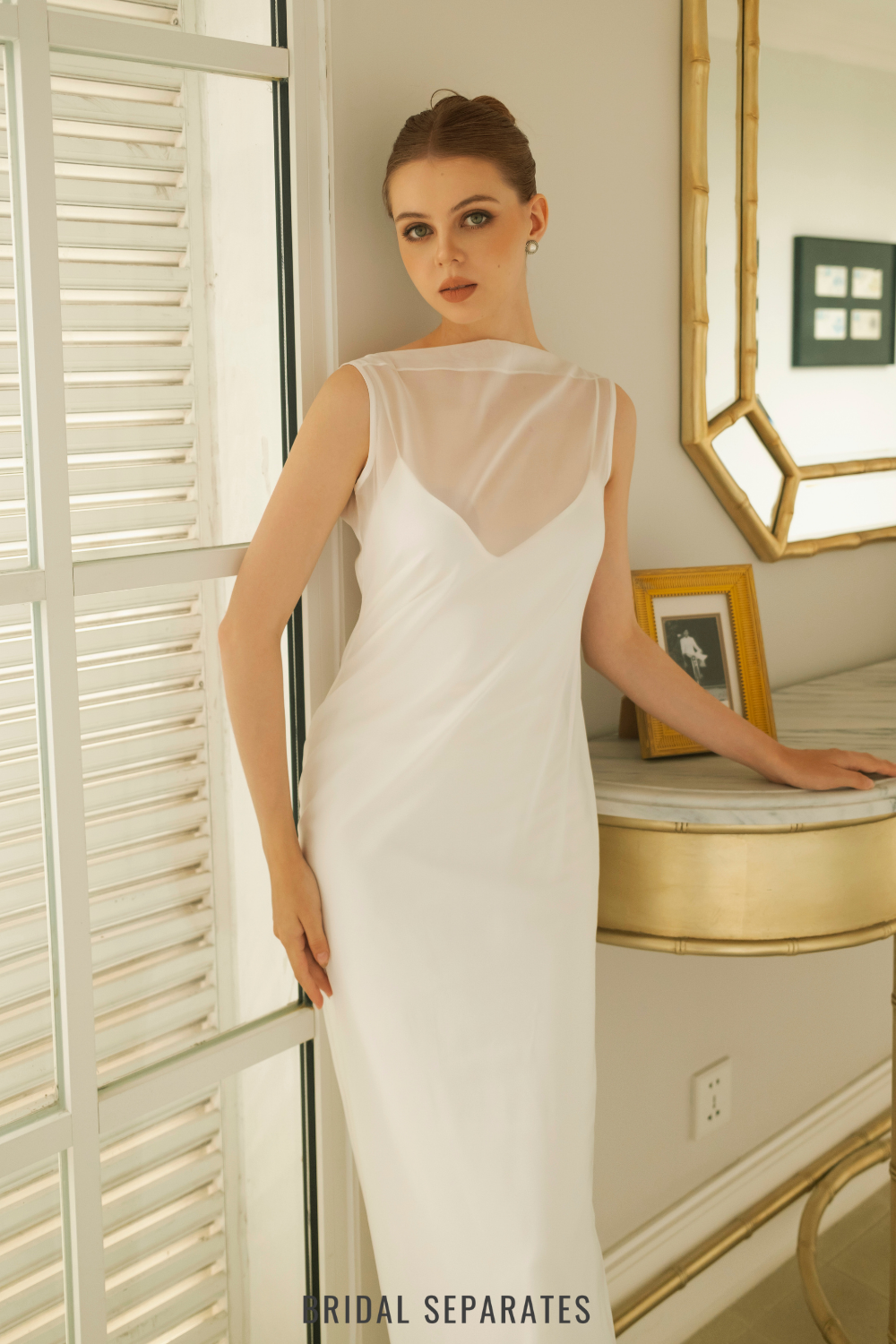 Organza Bridal Overlay / "Minette"