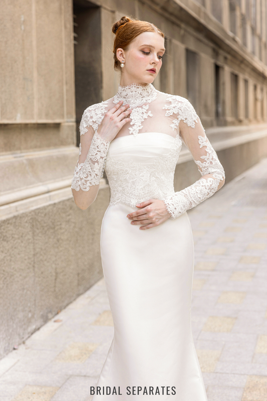 Bolero with Couture Lace / "Camille"