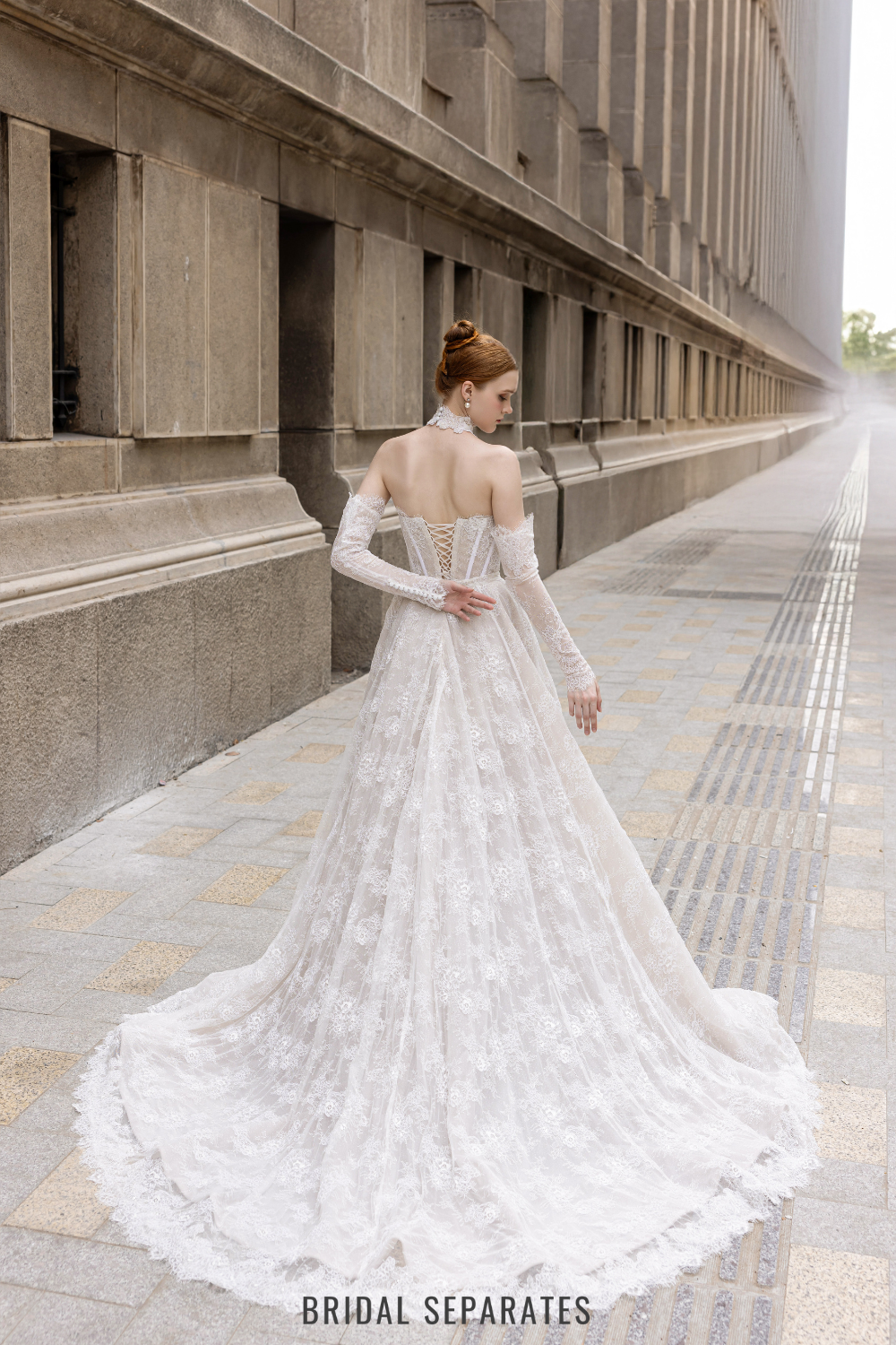 French Lace Bridal Dress / "Ayla"