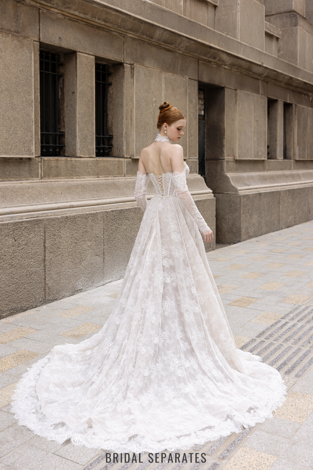 French Lace Bridal Dress / "Ayla"