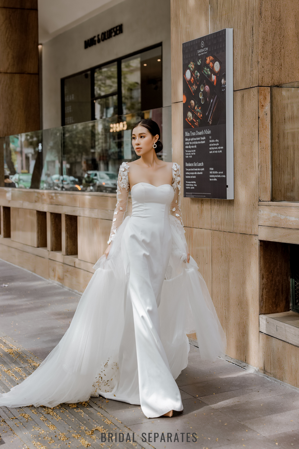 Detachable Bridal Long Sleeves - Sleeves 125 / "Glenda"
