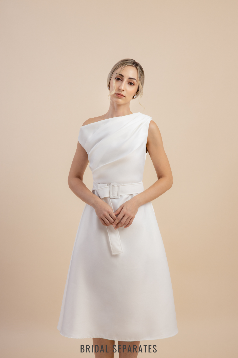 One Shoulder Rehearsal Dinner Dress / "Julia" Bridal Separates One Shoulder Rehearsal Dinner Dress / "Julia" Bridal Separates