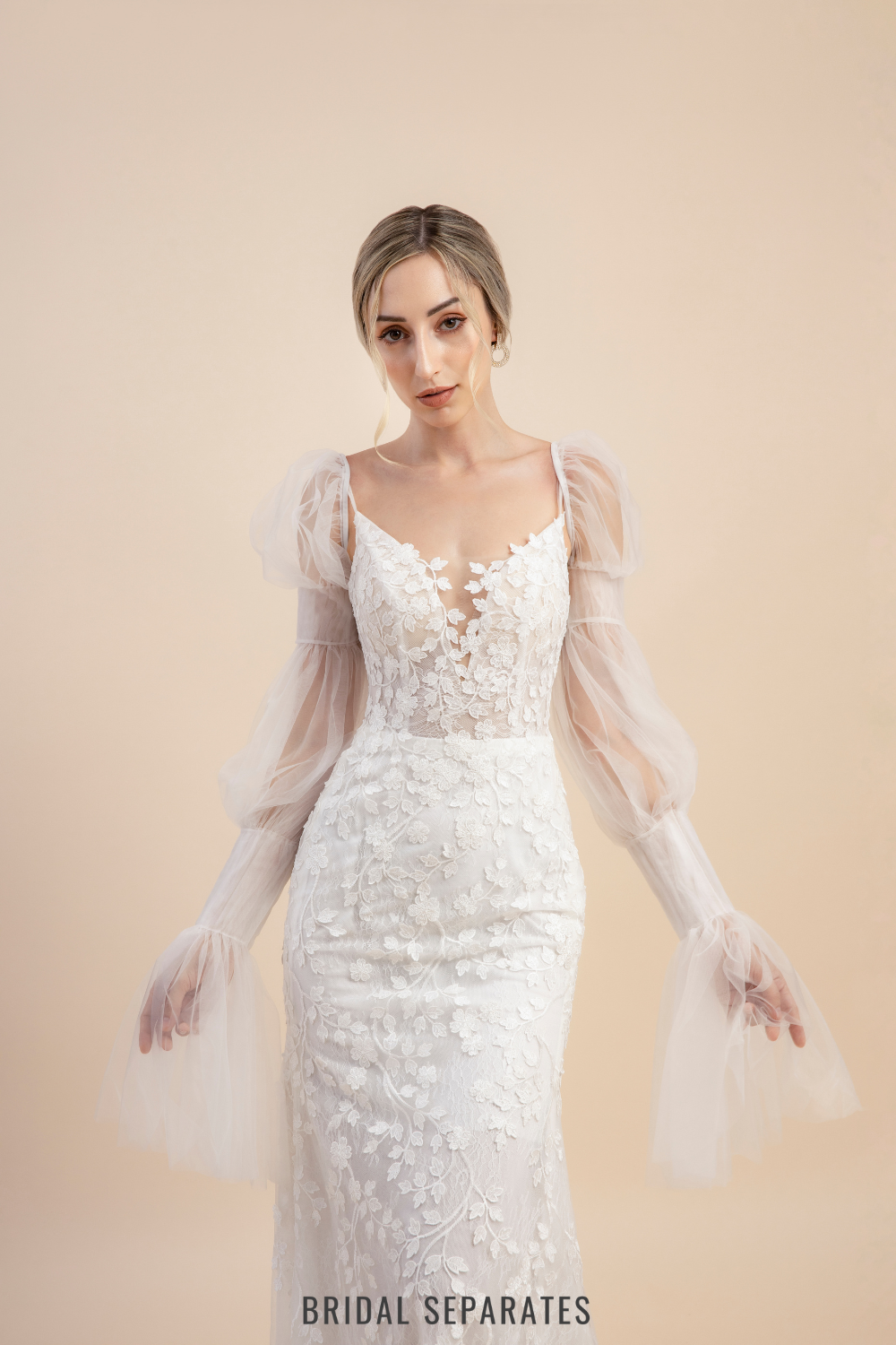 Boho Wedding Dress Sleeves Detachable / "Florence" Bridal Separates Boho Wedding Dress Sleeves Detachable / "Florence" Bridal Separates