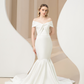 Off Shoulder Mermaid Wedding Dress / "Ilaria"