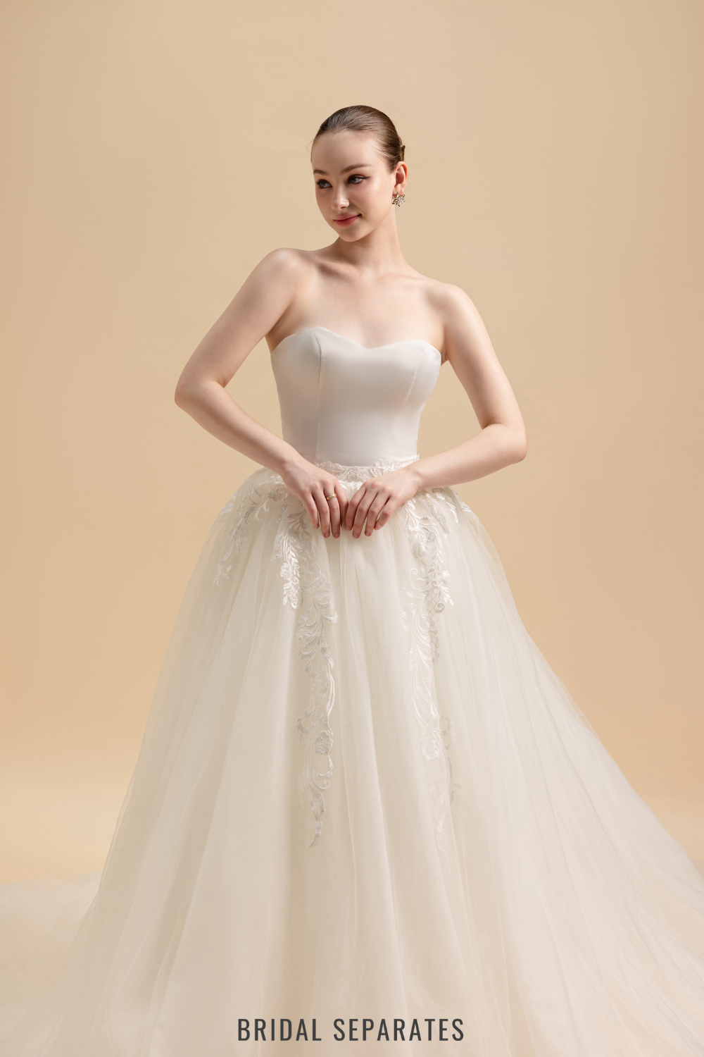 Detachable Ball Gown Bridal Skirt / "Saika"