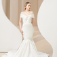 Off Shoulder Mermaid Wedding Dress / "Ilaria"