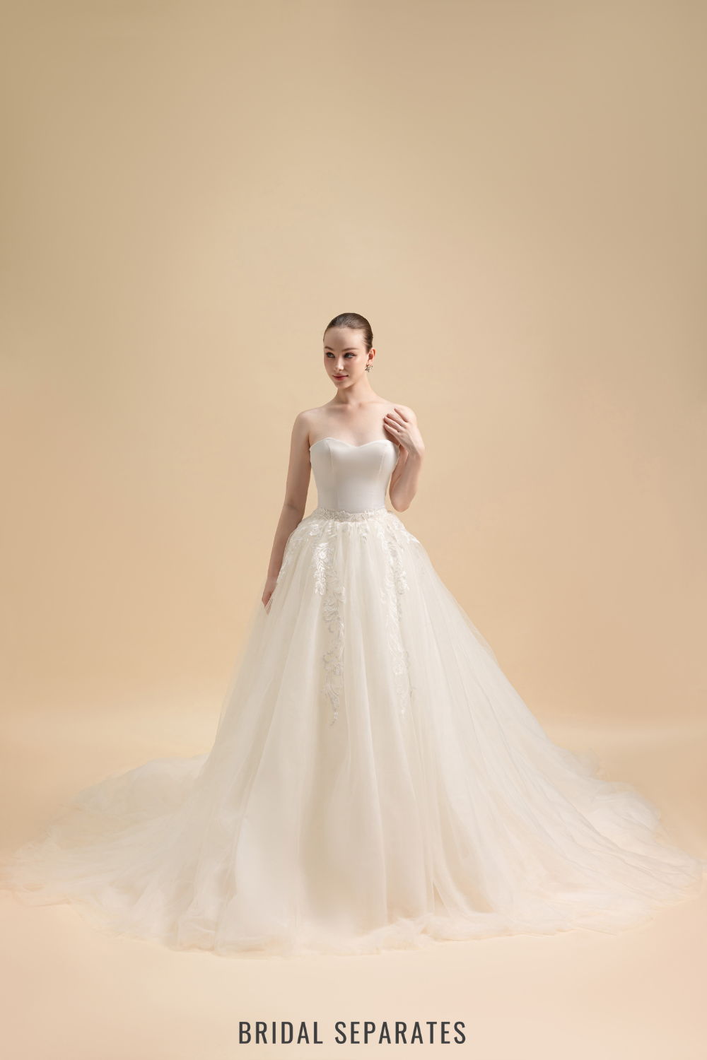 Detachable Ball Gown Bridal Skirt / "Saika"