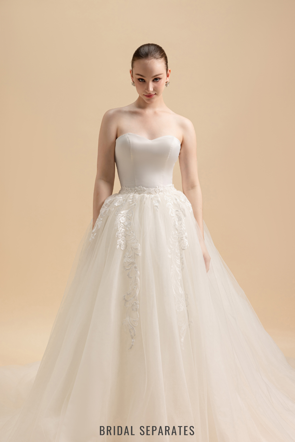 Detachable Ball Gown Bridal Skirt / "Saika"