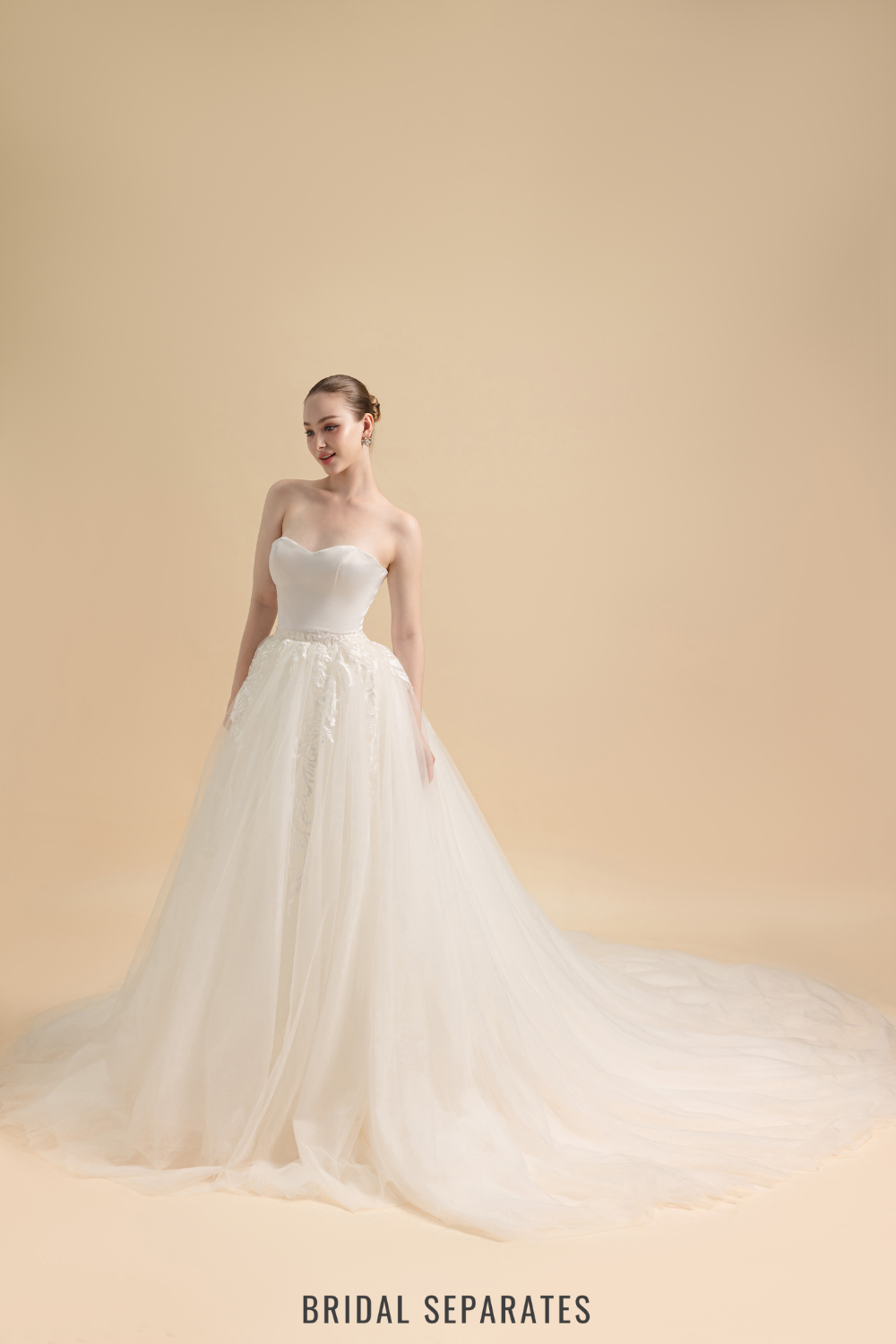 Detachable Ball Gown Bridal Skirt / "Saika"