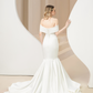 Off Shoulder Mermaid Wedding Dress / "Ilaria"