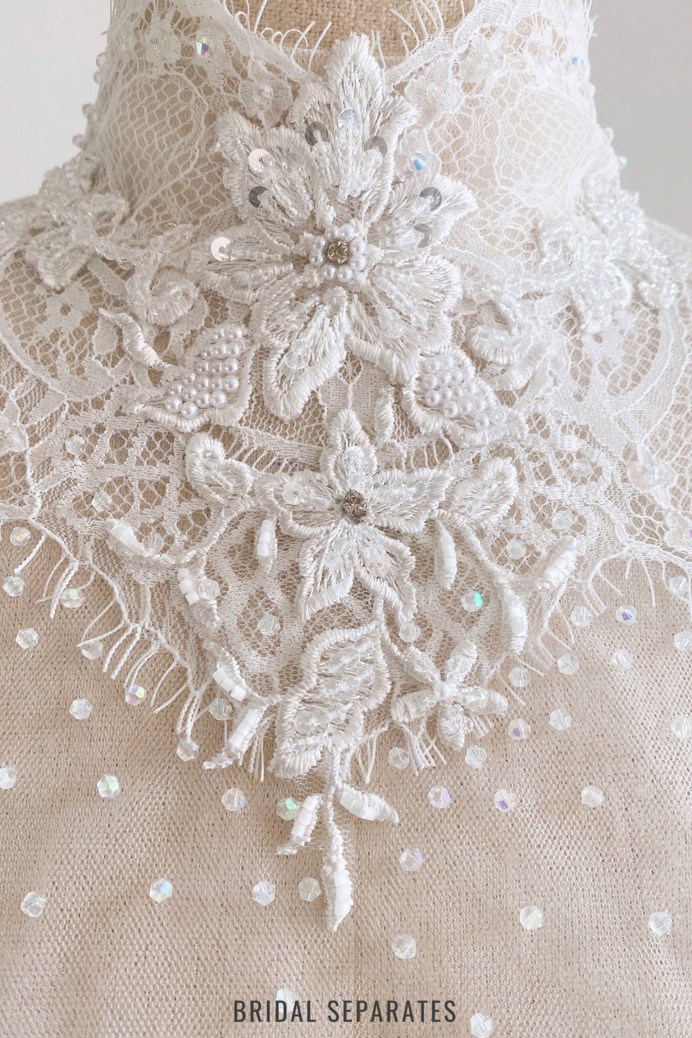 Long Sleeves Bridal Dress Topper / "Arabella"