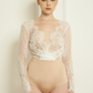 Chantilly Lace Bridal Bodysuit / "Jolie"