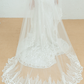 Two Layers Sequin Lace Bridal Veil / "Julie"