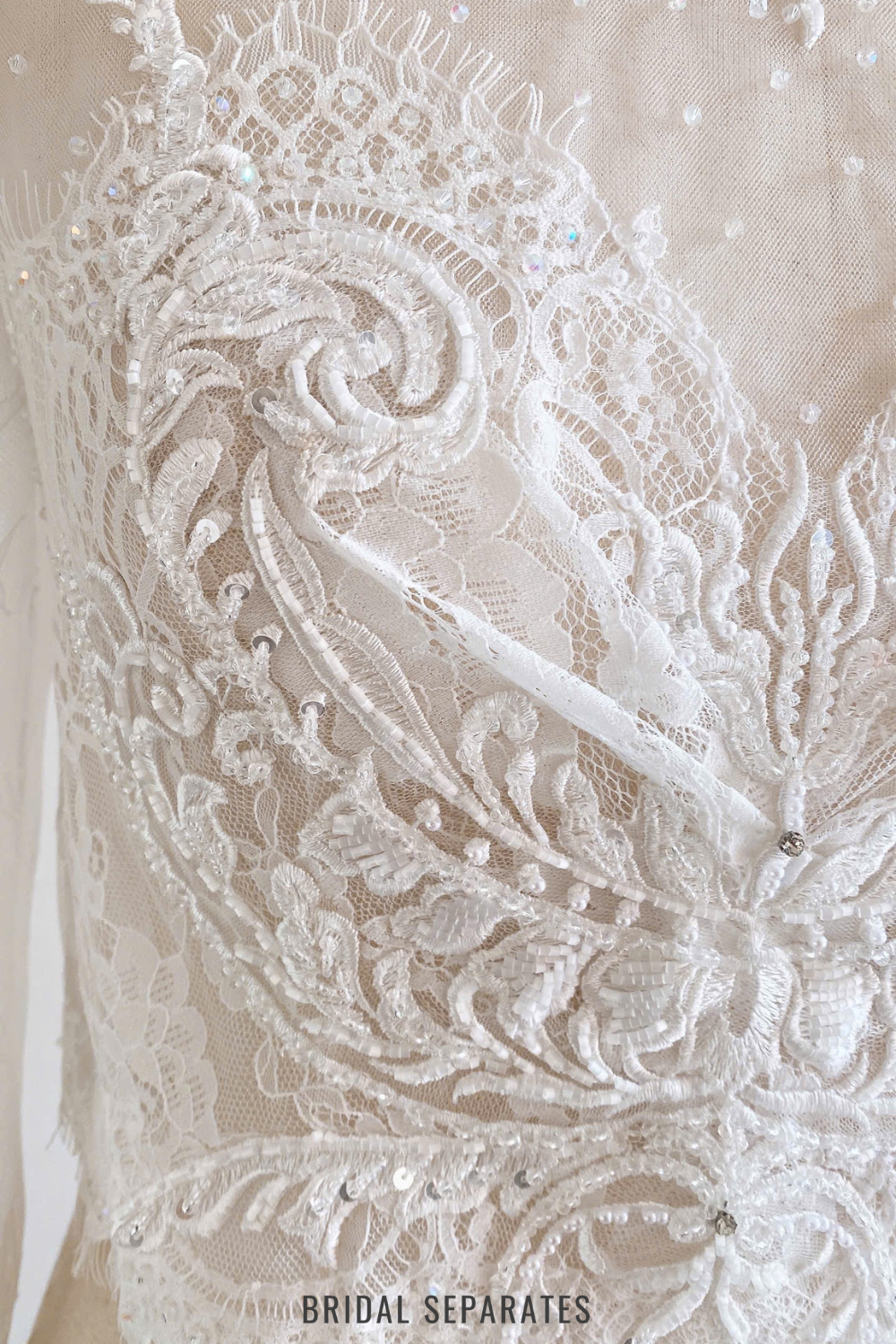 Long Sleeves Bridal Dress Topper / "Arabella" Long Sleeves Bridal Dress Topper / "Arabella"