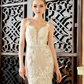 Mermaid Wedding Dress with 3D Floral Lace/ "Zelda"