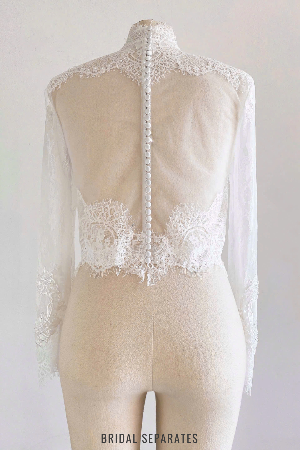 Long Sleeves Bridal Dress Topper / "Arabella"