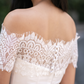 French Lace Short Wedding Cape / "Suela"