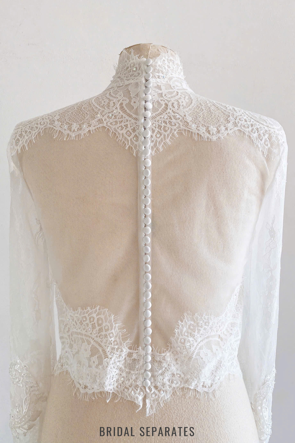 Long Sleeves Bridal Dress Topper / "Arabella"