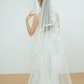 Two Layers Lace Bridal Veil / "Mallorie"