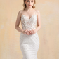 Floral Lace Mermaid Wedding Dress / "Britney"