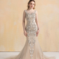 Mermaid Wedding Dress with Crystal / "Diandra"