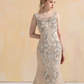 Mermaid Wedding Dress with Crystal / "Diandra"