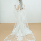 Two Layers Lace Bridal Veil / "Mallorie"