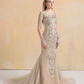 Mermaid Wedding Dress with Crystal / "Diandra"