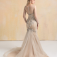 Mermaid Wedding Dress with Crystal / "Diandra"