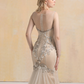 Mermaid Wedding Dress with Crystal / "Diandra"