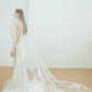 Two Layers Lace Bridal Veil / "Mallorie"