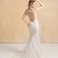 Mermaid  Wedding Dress with Detachable Sleeves / "Karina"