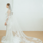 Two Layers Lace Bridal Veil / "Mallorie"