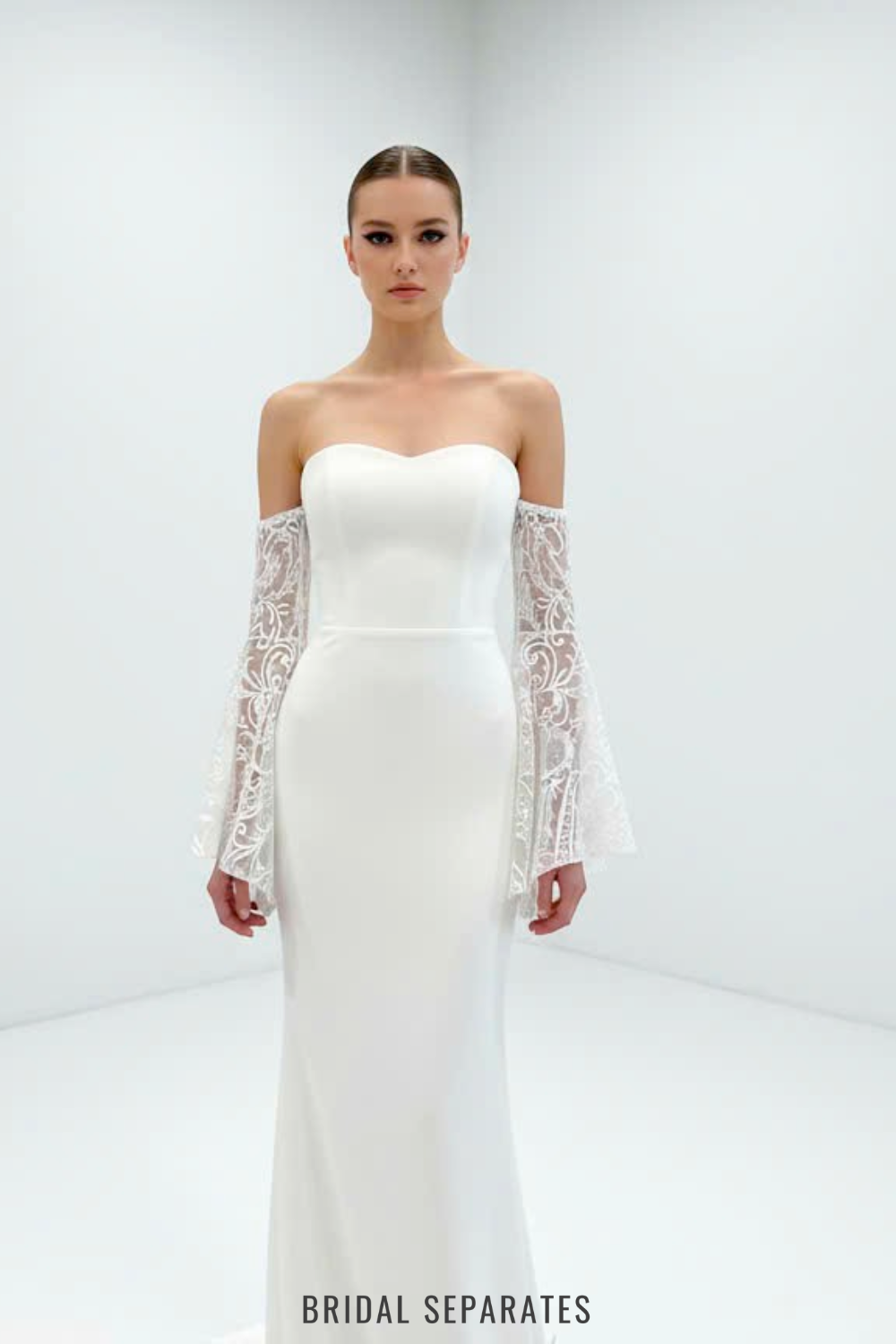 Detachable Bridal Bell Sleeves / "Seraphina"