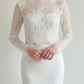 French Chantilly Lace Bridal Topper / "EMMER"