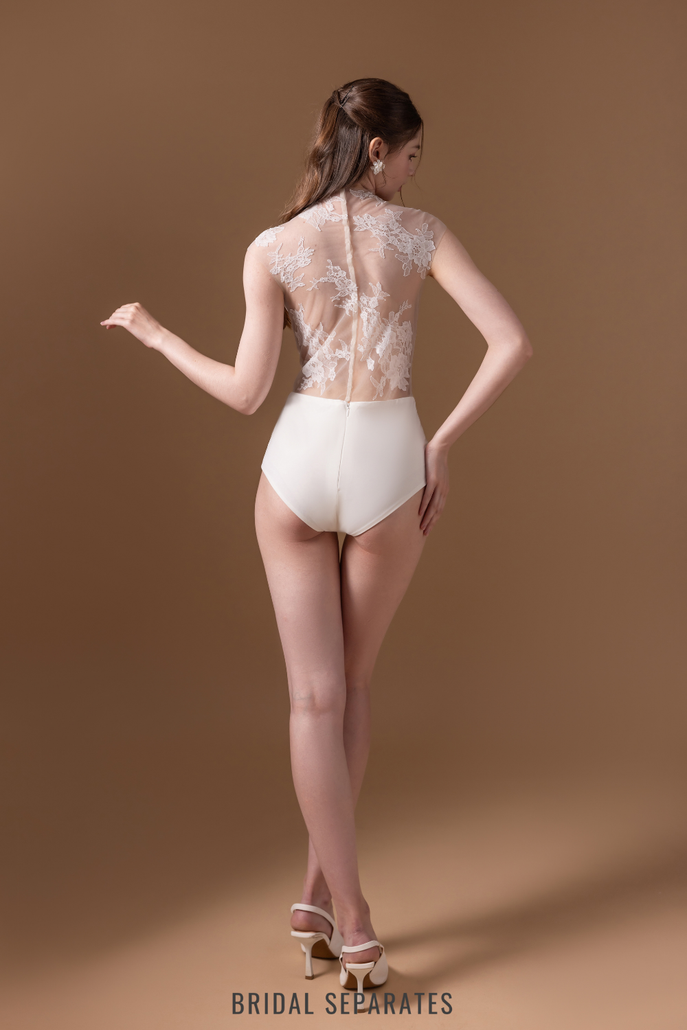 High Collar Bridal Bodysuit / "Echelle"