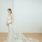 Two Layers Lace Bridal Veil / "Mallorie"