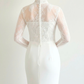 French Chantilly Lace Bridal Topper / "EMMER"