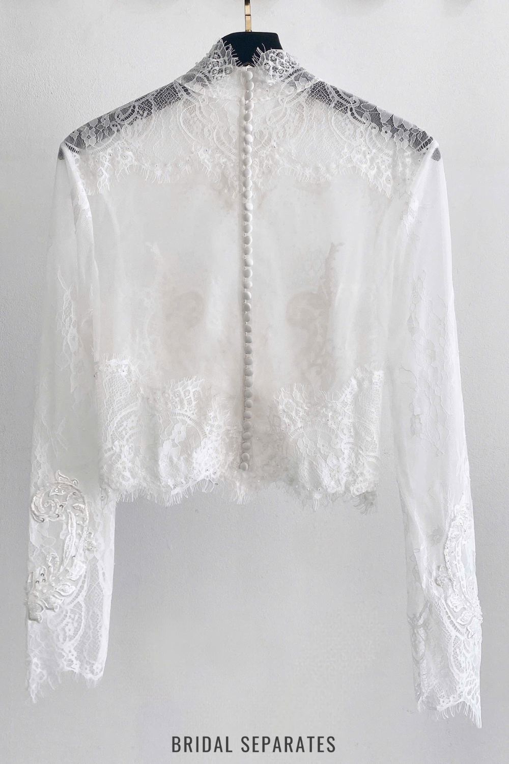 Long Sleeves Bridal Dress Topper / "Arabella"