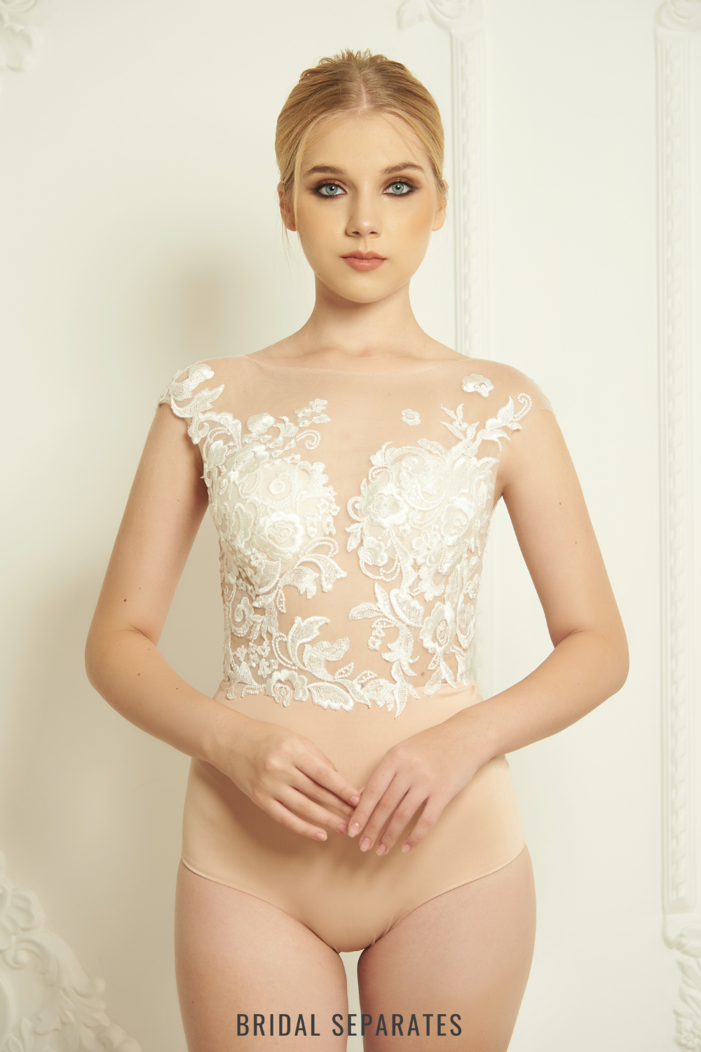 Couture Lace Bridal Bodysuit / "Sarah"