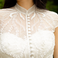 Short Bridal Cape with Embellishments / "Mirabel"