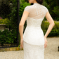 Short Bridal Cape with Embellishments / "Mirabel"