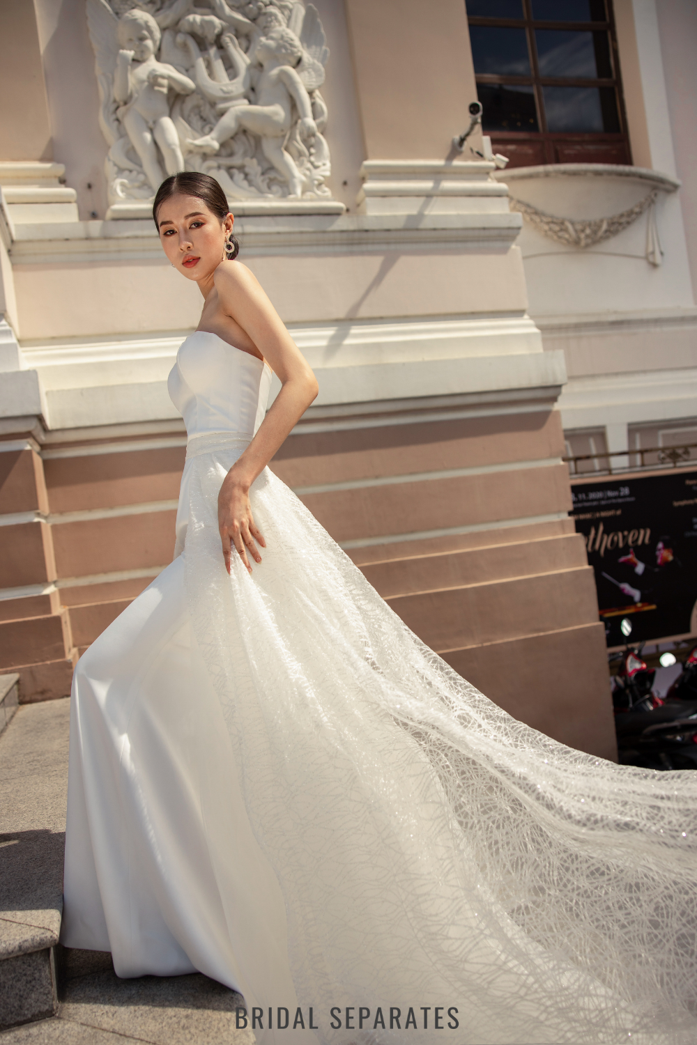 Detachable Train for Wedding Dress / "JULY"