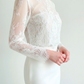 French Chantilly Lace Bridal Topper / "EMMER"