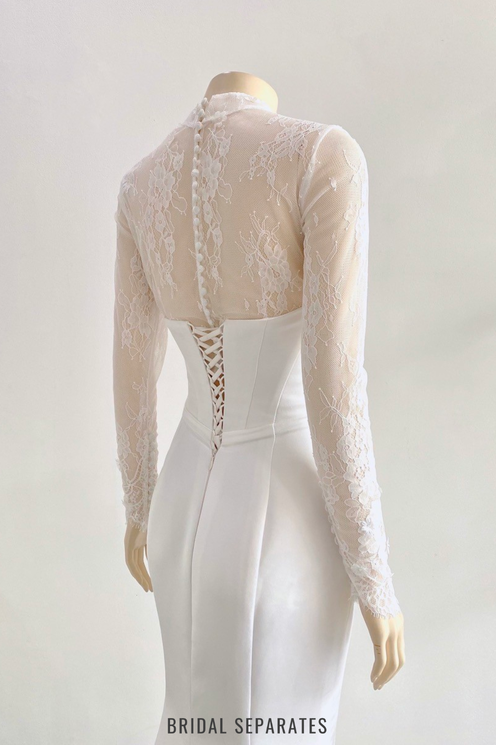 Bridal Top Tucker / "MAY"