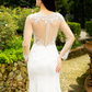 Wedding Dress with High Slit / "Larissa"