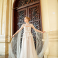 Detachable Lace Wedding Sleeve Cape / "Calla"